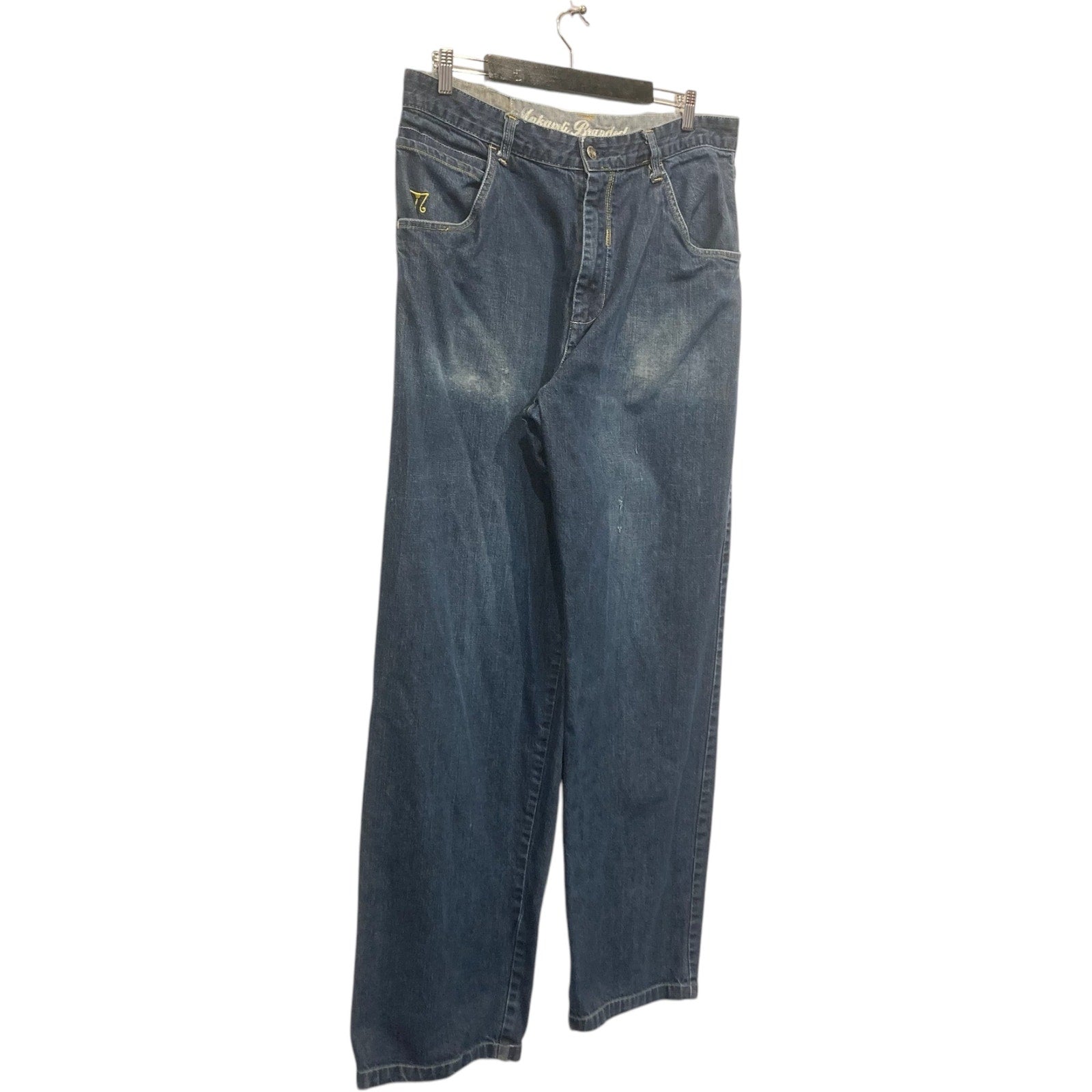 Vintage Y2K Makaveli Branded Denim Jeans 33x32