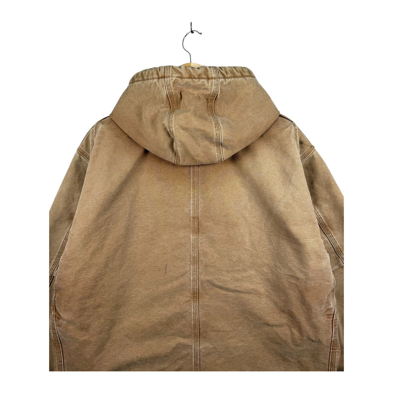 Vintage Carhartt Sherpa-Lined Full Zip Hoodie
