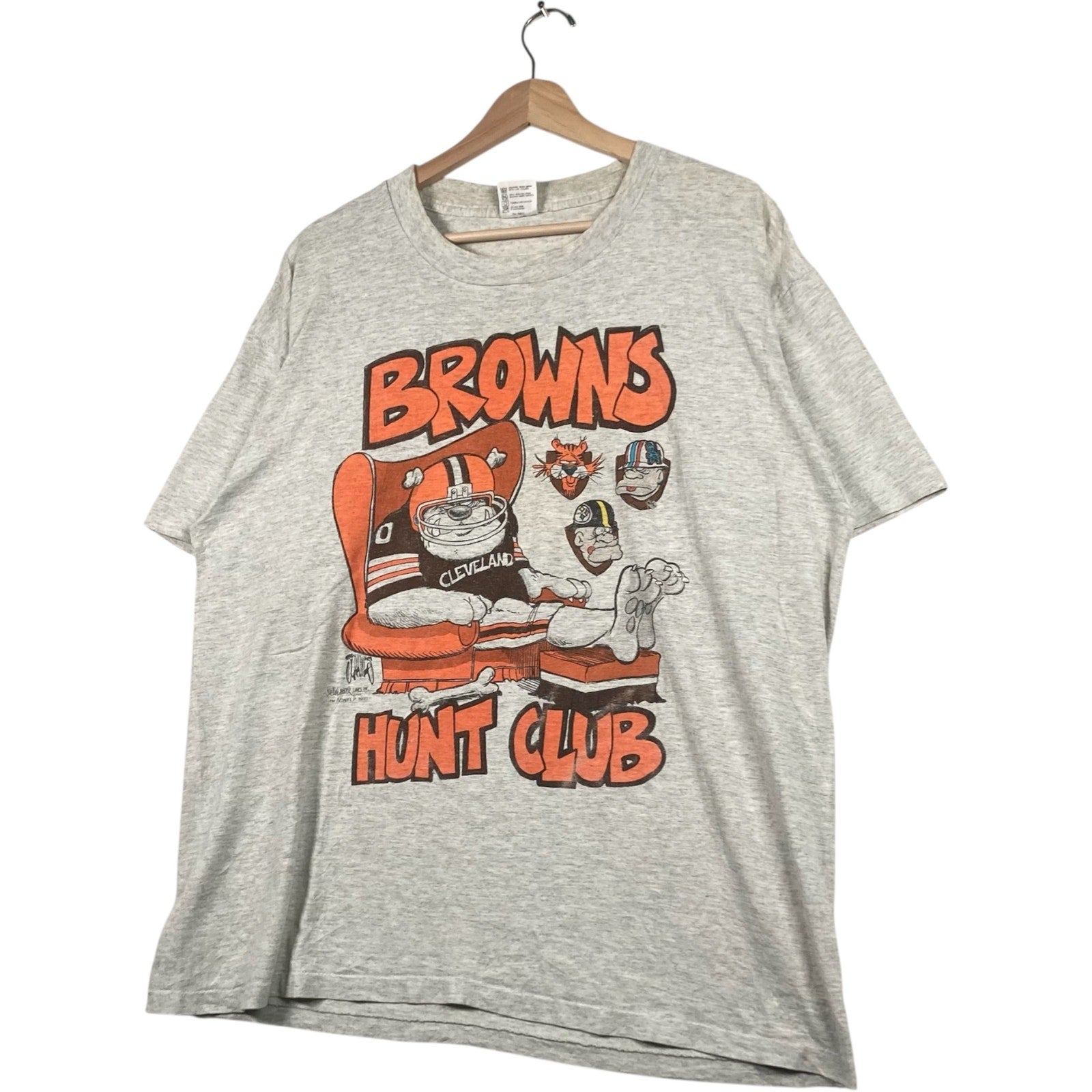 Vintage 1995 NFL Cleveland Browns "Hunt Club" Tee
