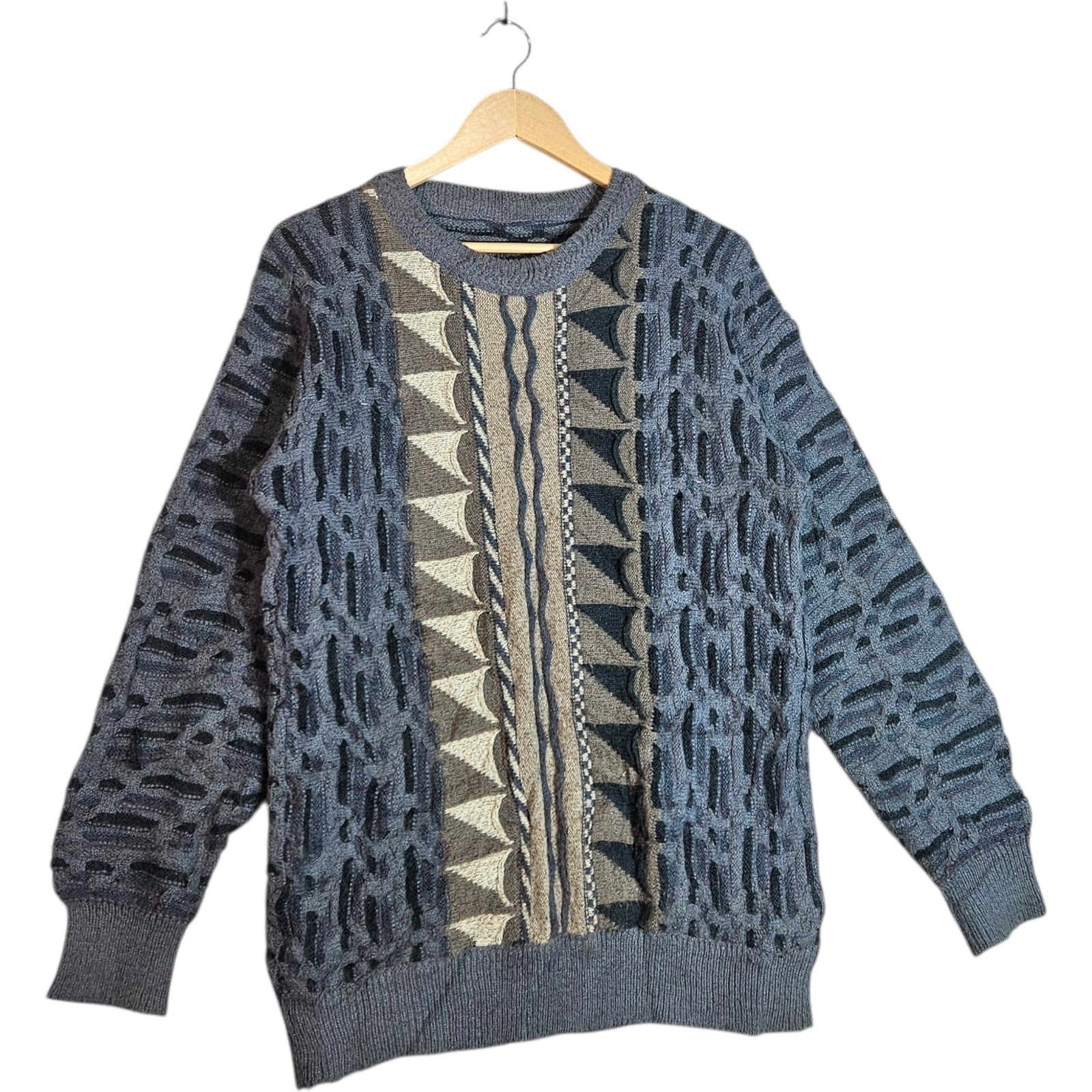 Vintage Geometric Patterned Sweater