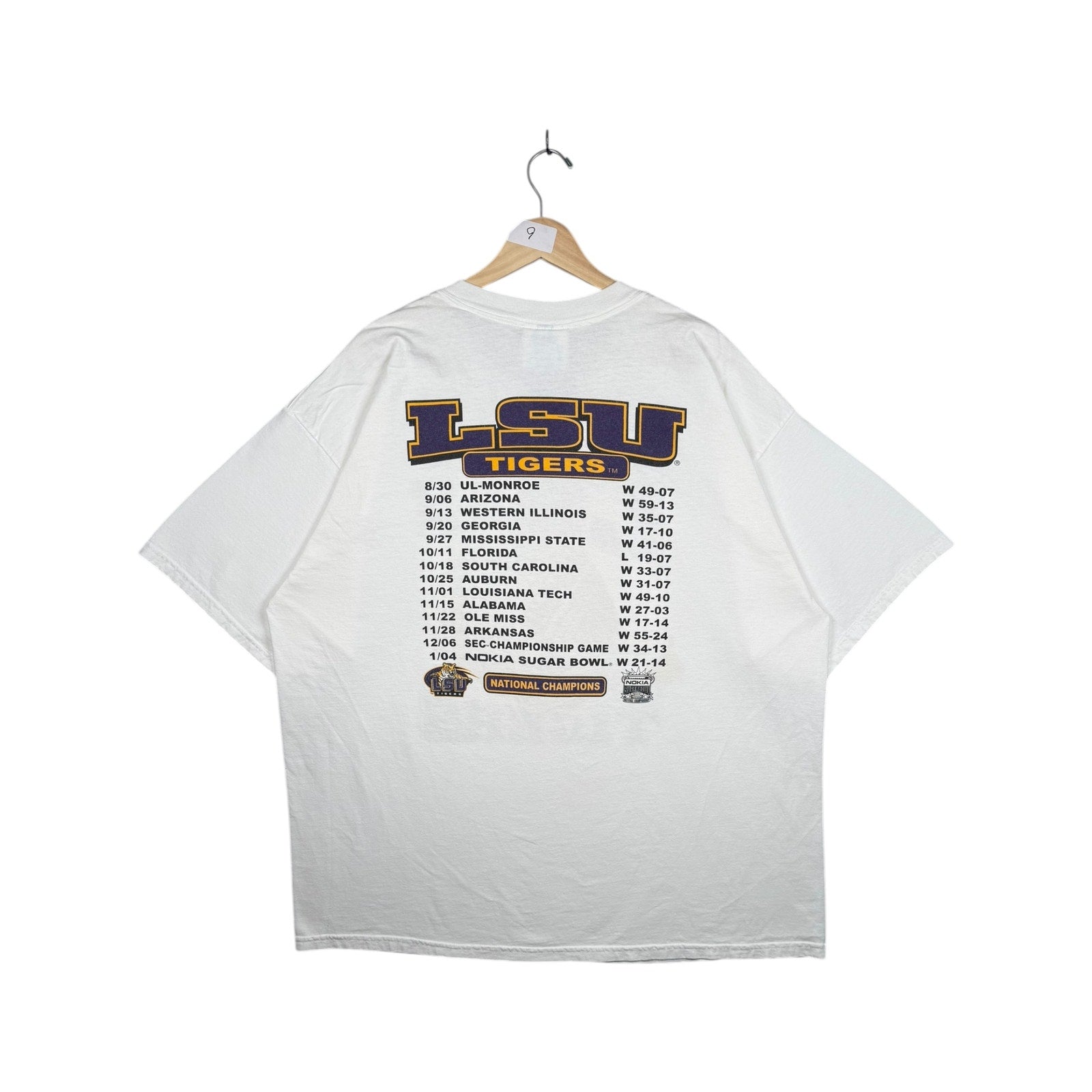 Vintage LSU Tigers 2003 National Champions NCAA T-Shirt