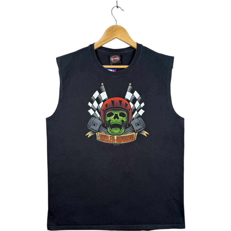Vintage Harley Davidson Bayside Portsmouth Muscle Tee