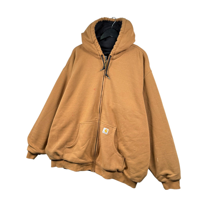Vintage Carhartt Thermal-Lined Full Zip Hoodie