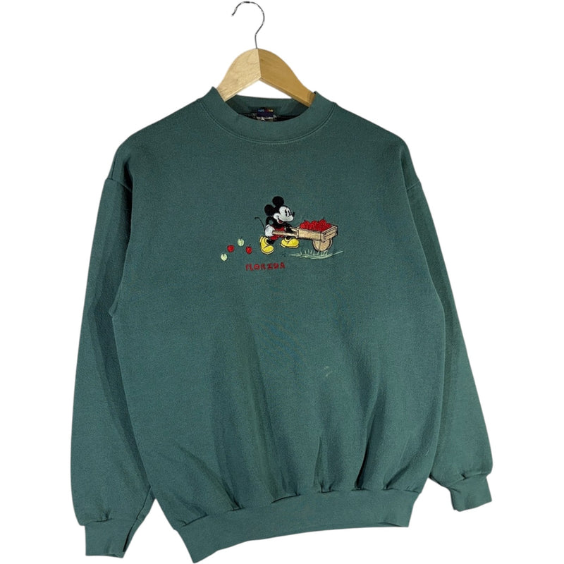 Vintage Disney Mickey Mouse Florida Embroidered Crewneck