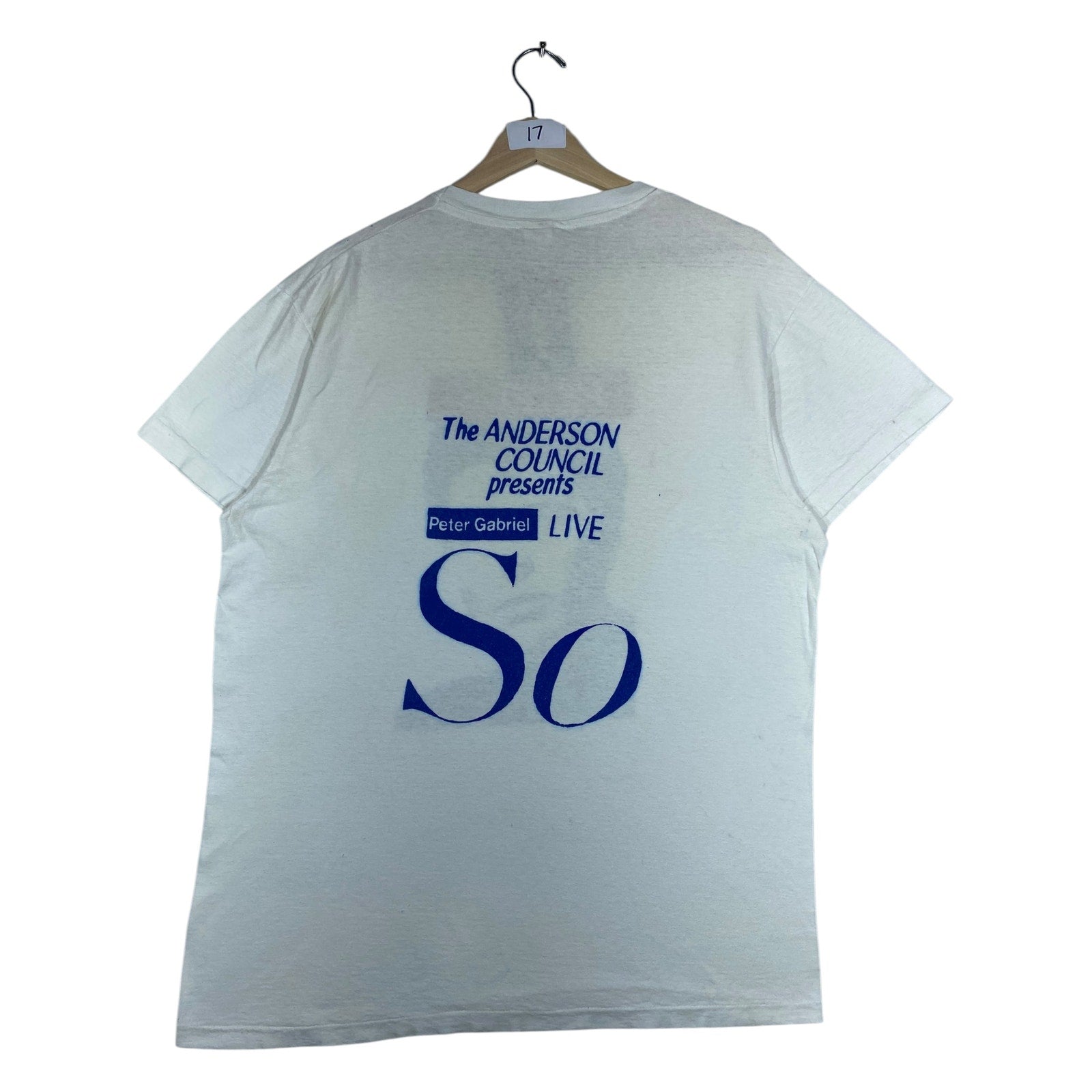 Vintage Peter Gabriel "So" T-Shirt