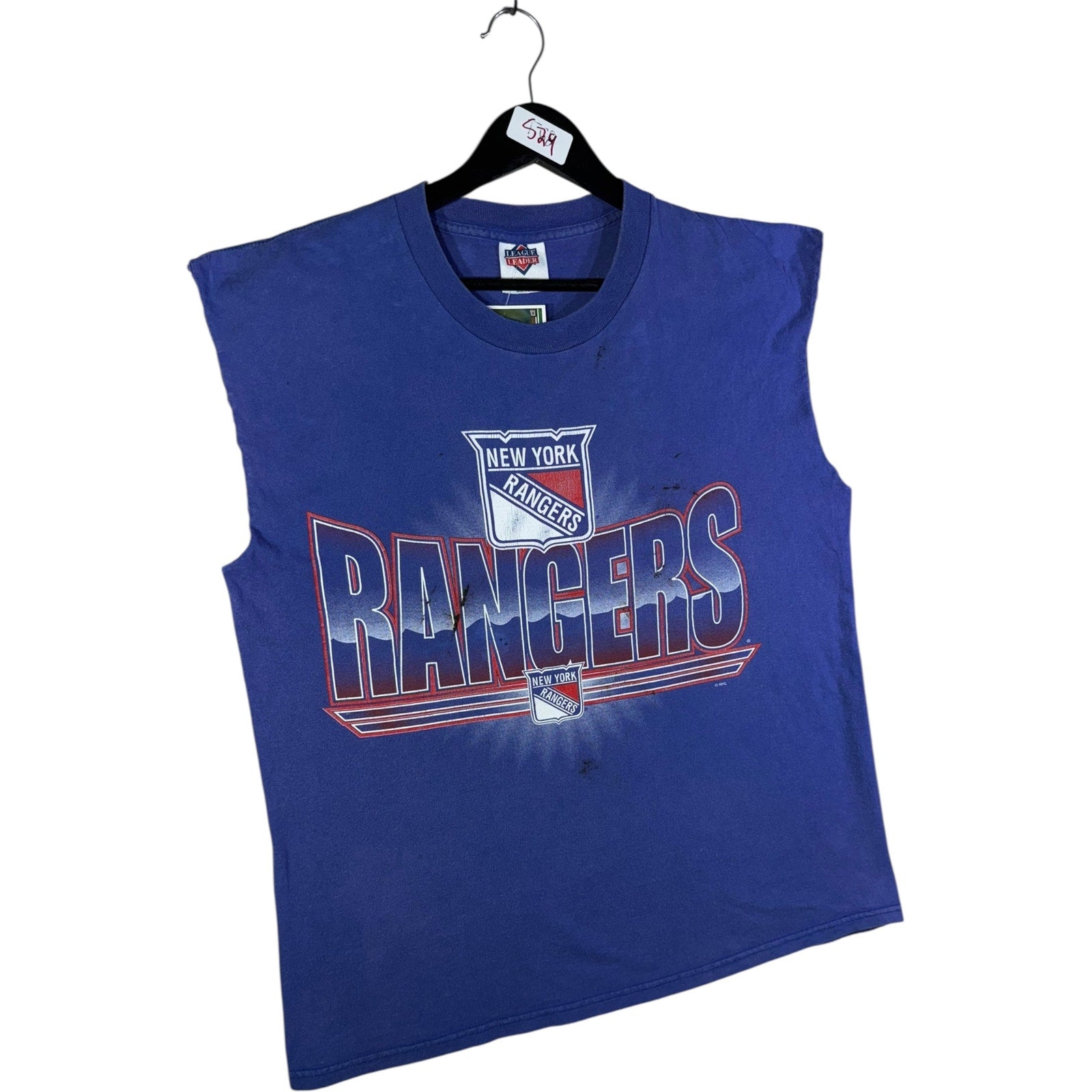 Vintage New York Rangers Muscle Sleeve Tank Top
