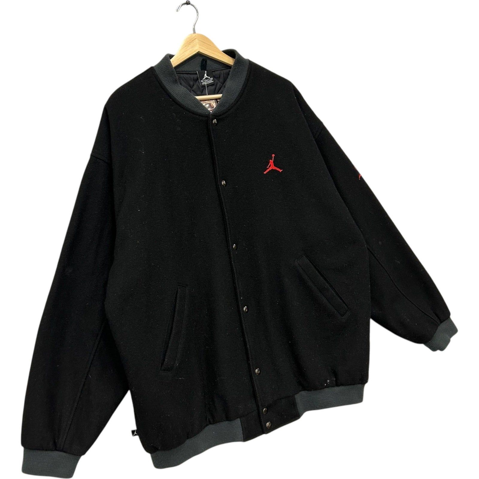 Vintage Air Jordan "Respect 23" Embroidered Varsity Jacket