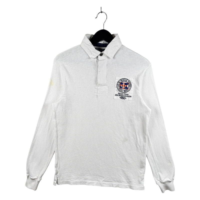 Vintage Polo Ralph Lauren US Rescue Patrol Recon Long Sleeve Polo
