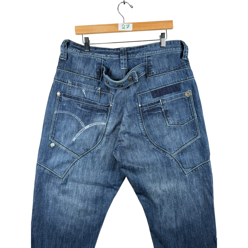 Vintage Wide Leg Denim Jeans 36x27