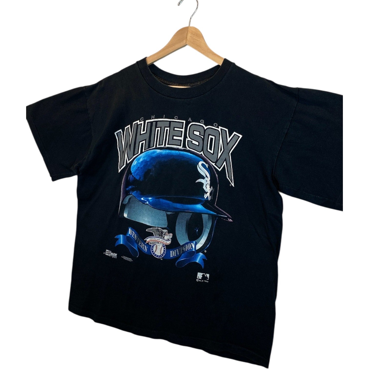 Vintage Chicago White Sox Helmet MLB T-Shirt