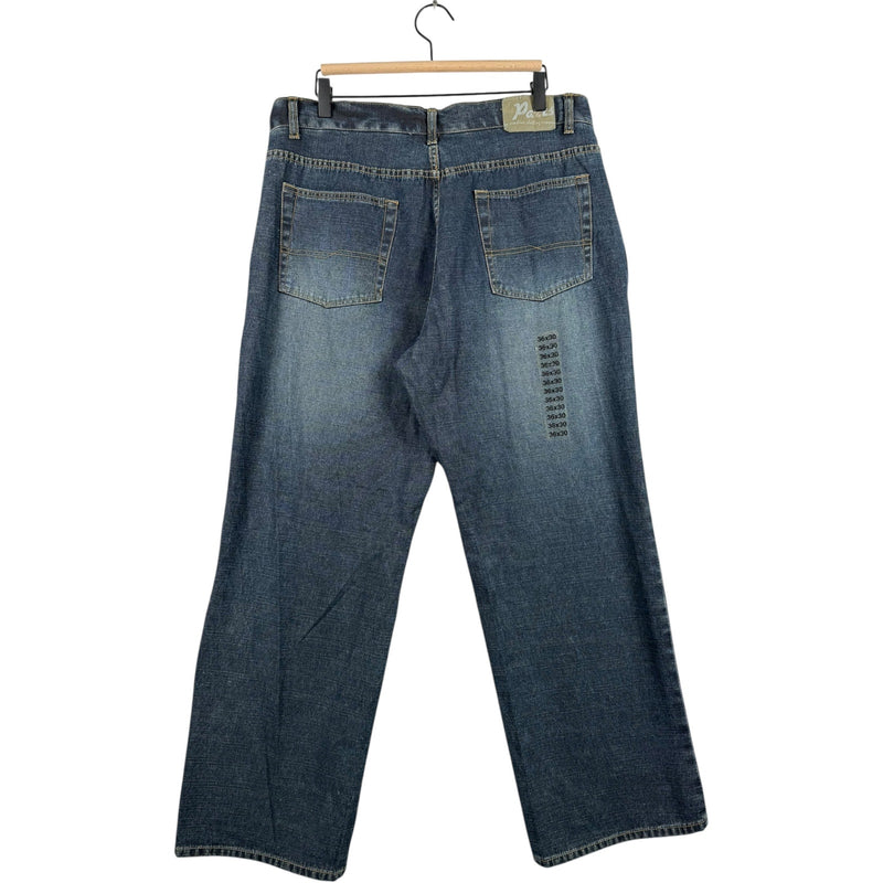 Vintage NWT Parts Faded Straight Leg Denim Jeans 36x30