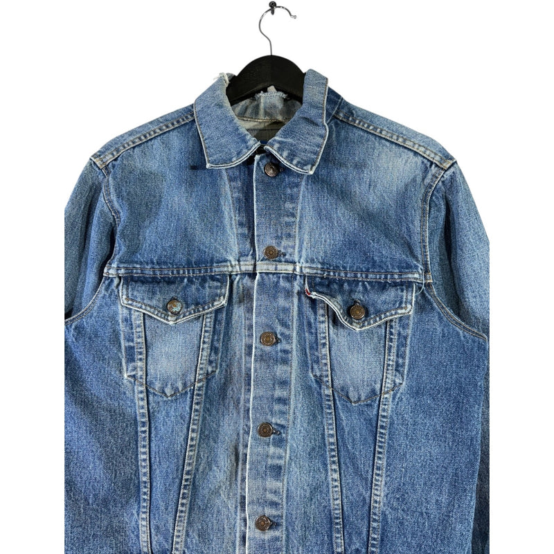 Vintage Button Front Denim Jacket