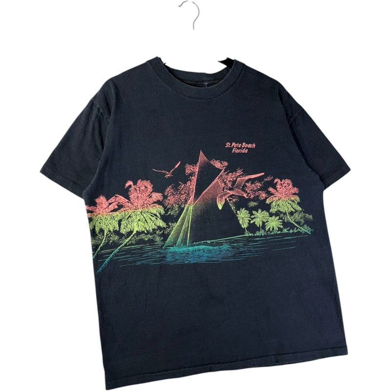 Vintage St. Pete Beach Florida Tropical Graphic T-Shirt