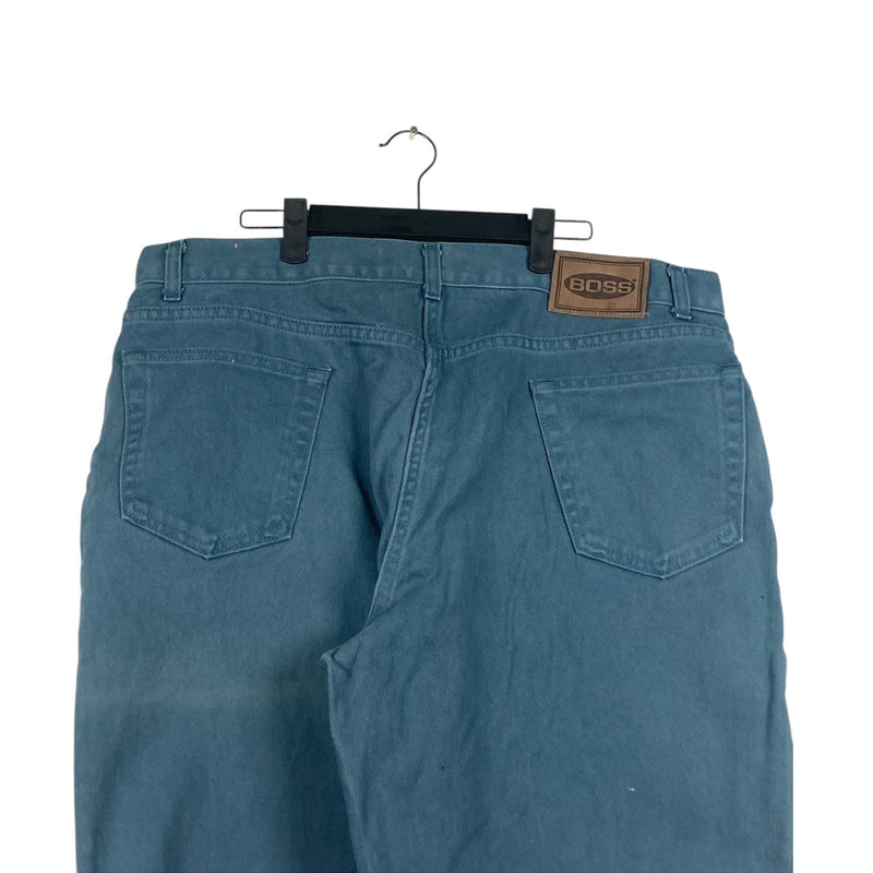 Vintage BOSS Denim Cut Off Shorts 38