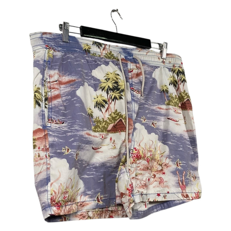 Vintage Polo by Ralph Lauren Tropical Hawaiian Swim Shorts XL