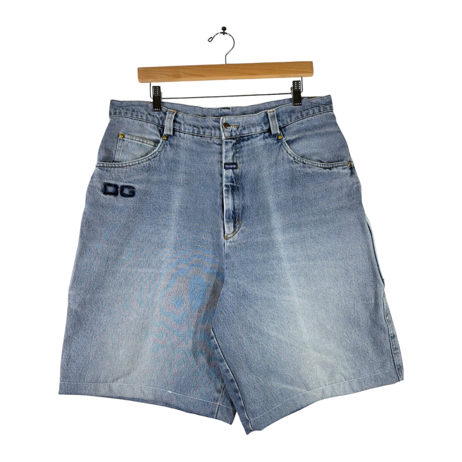 Vintage Delgrifo Italy Denim Carpenter Shorts 35