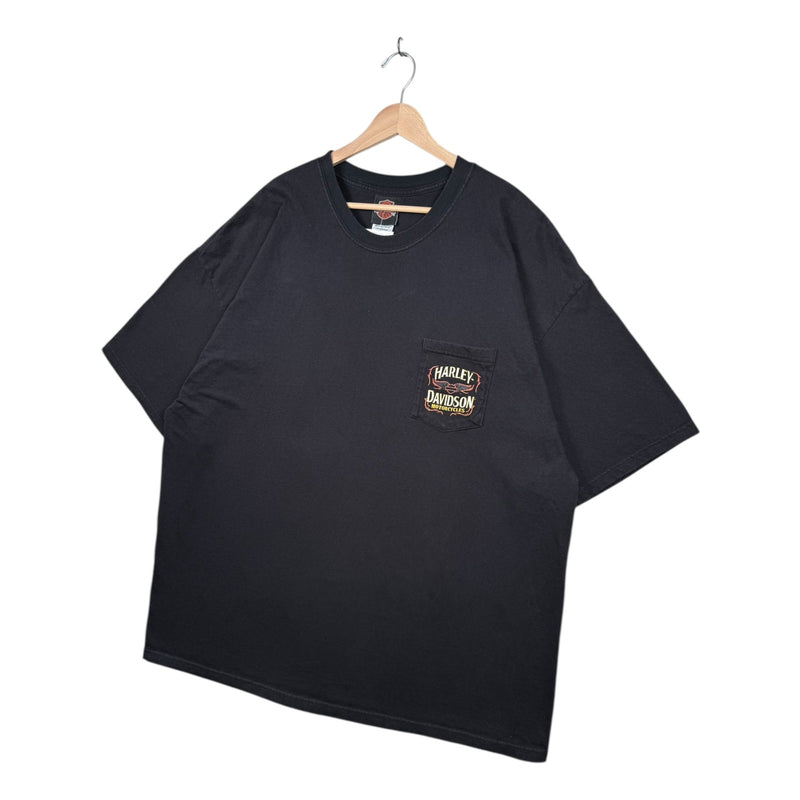 Vintage Harley Davidson Virginia Beach Pocket T-Shirt