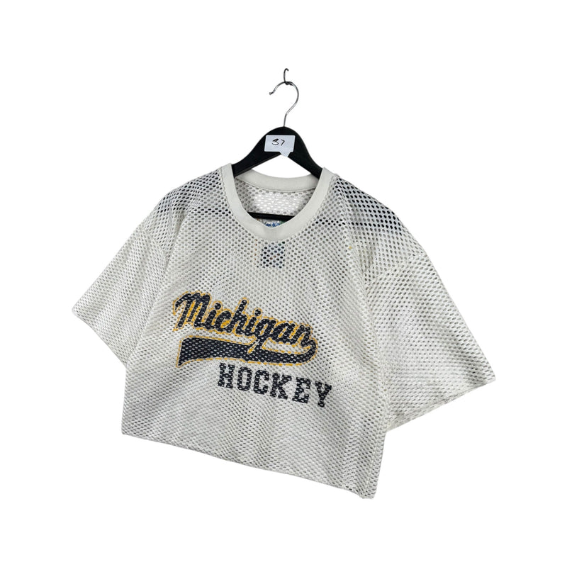Vintage Michigan Hockey Y2K Cropped Jersey