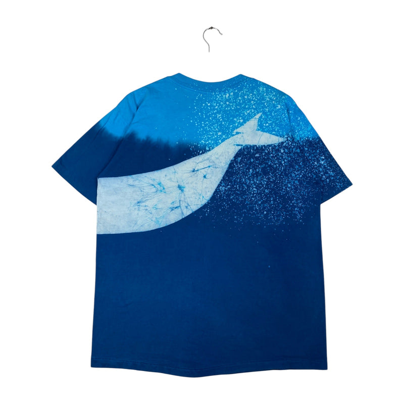 Vintage Whale Allover Print T-Shirt