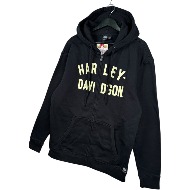 Vintage Harley Davidson Museum Milwaukee Zip Up Hoodie