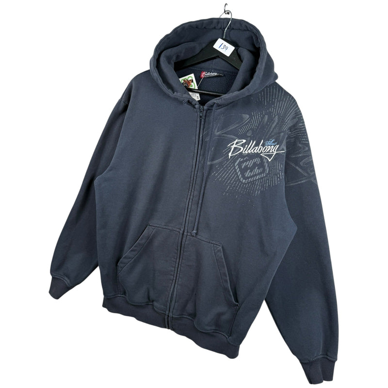 Vintage Billabong Full Zip Drawstring Hoodie