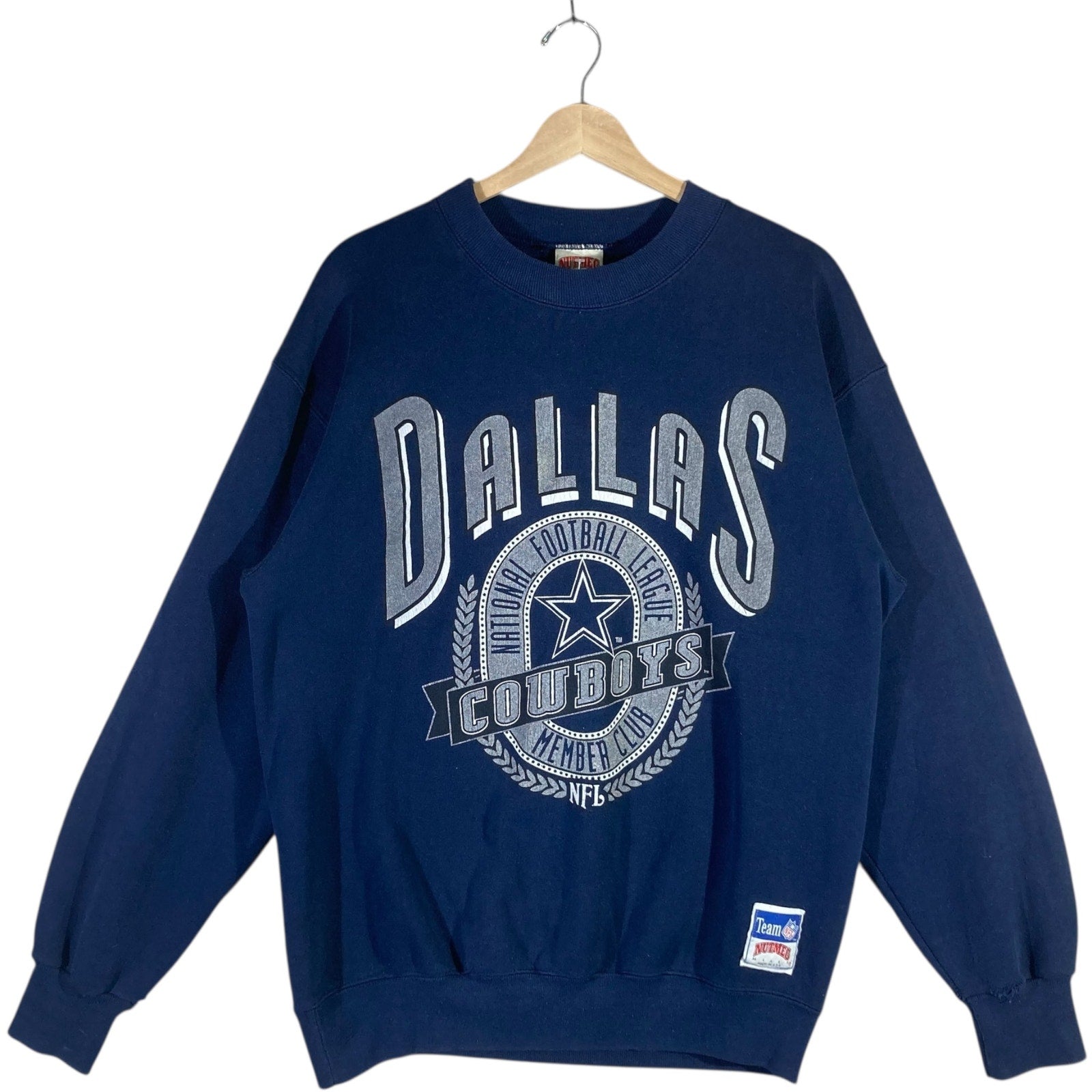 Vintage Dallas Cowboys Chest Spellout NFL Crewneck