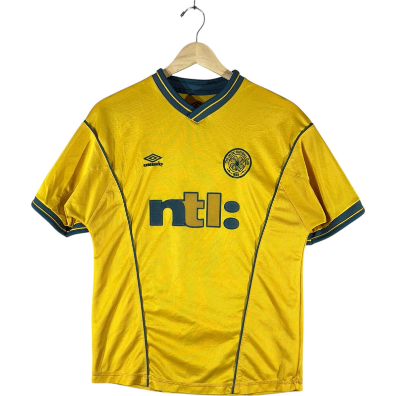 Vintage Umbro Celtic Henrik Larsson #7 Away Soccer Jersey