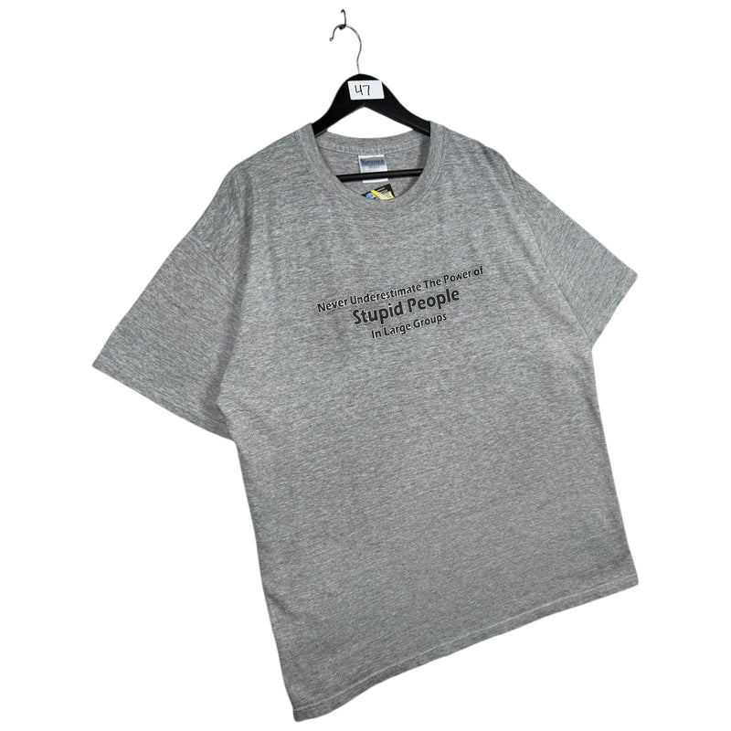 Vintage Stupid People Quote T-Shirt