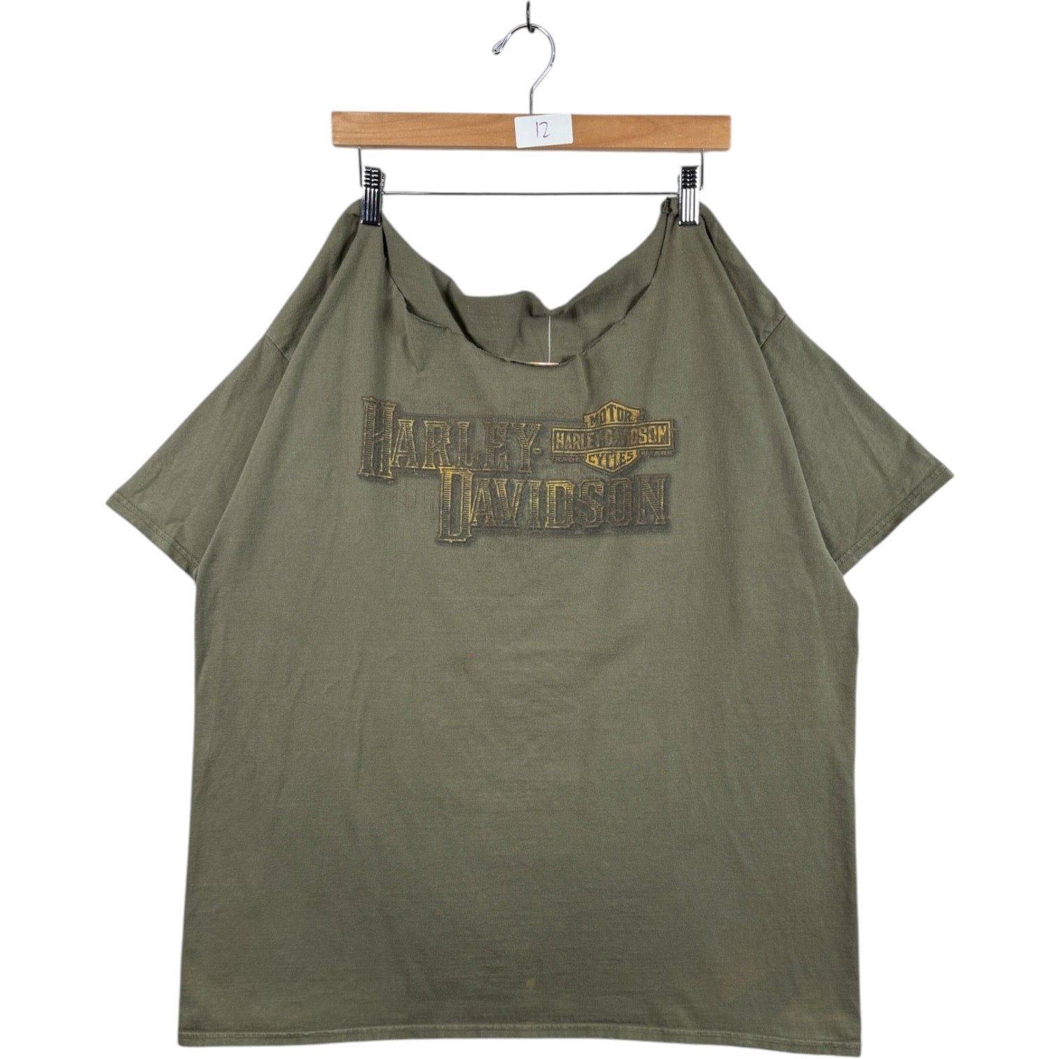 Vintage Harley Davidson Black Bear Flaming Graphic T-Shirt