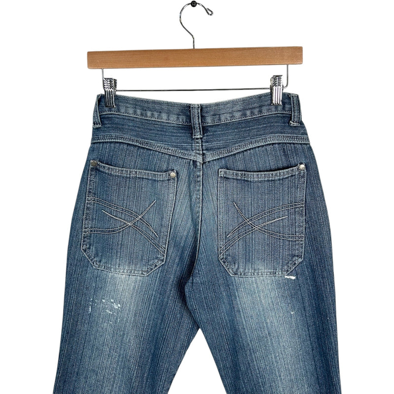 Y2K Dog Nose Straight Leg Denim Jeans 29x31