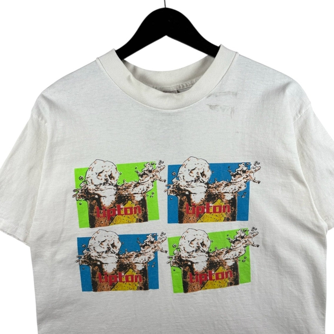 Vintage Lipton Ice Tea Pop Art Graphic T-Shirt