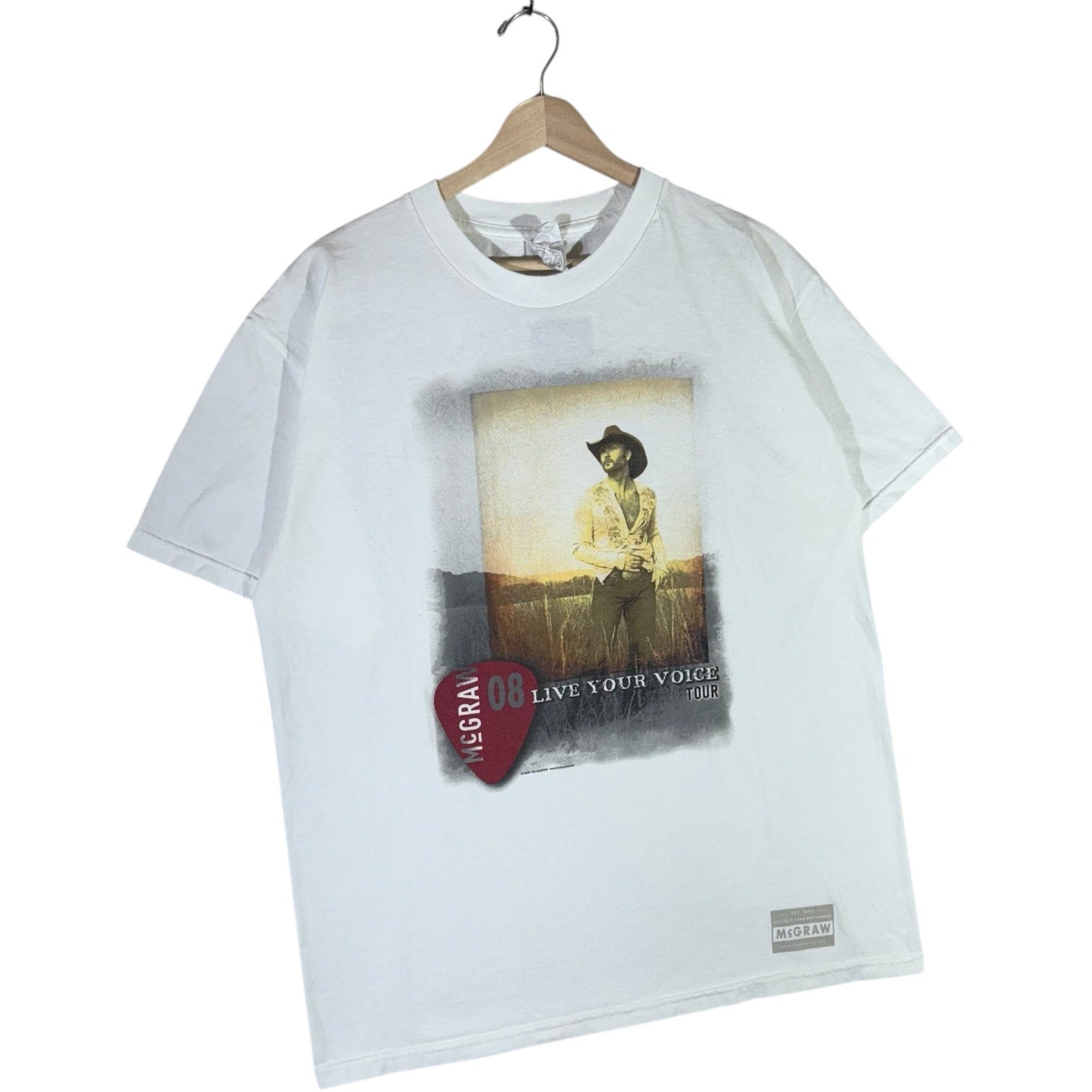 Tim McGraw Live Your Voice Tour Tee