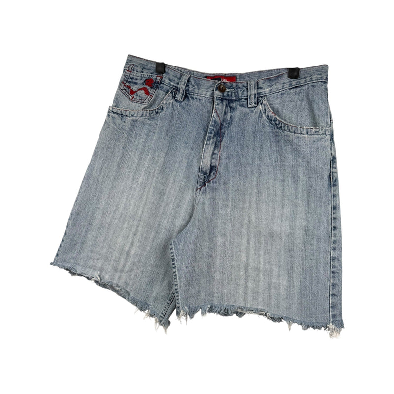 Vintage Rocawear Raw Hem Denim Shorts 34