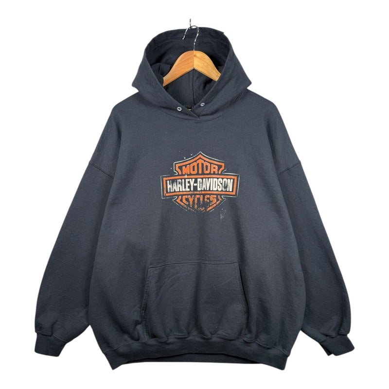 Vintage Harley Davidson Logo Graphic Hoodie