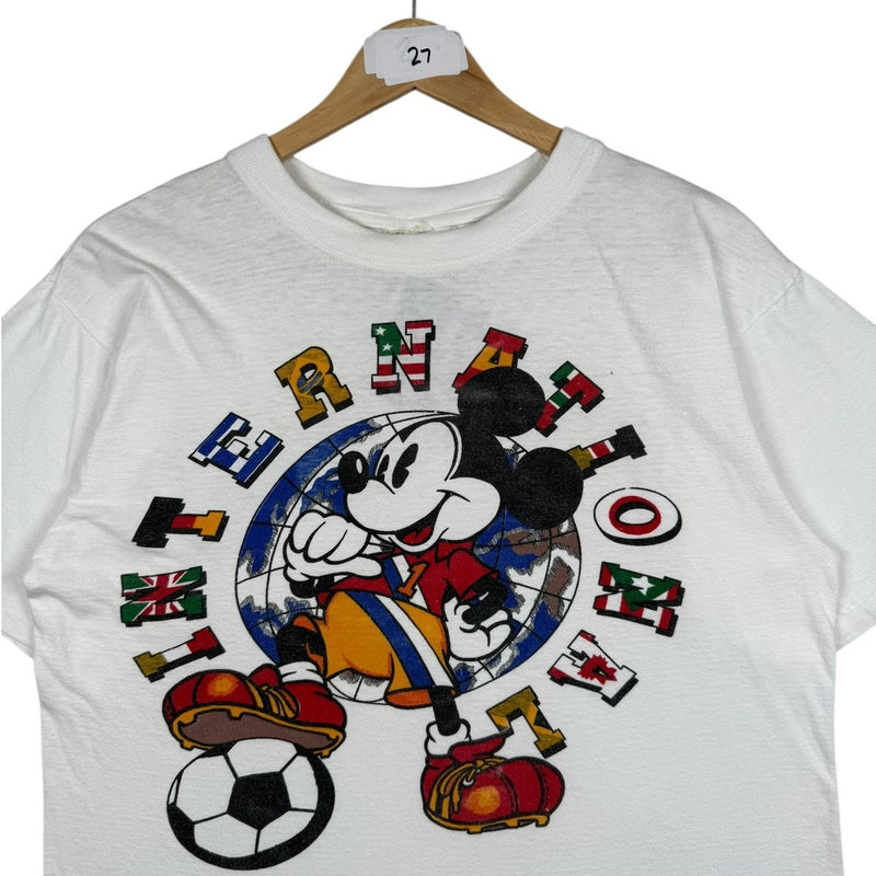 Vintage Disney Mickey Mouse Soccer T-Shirt