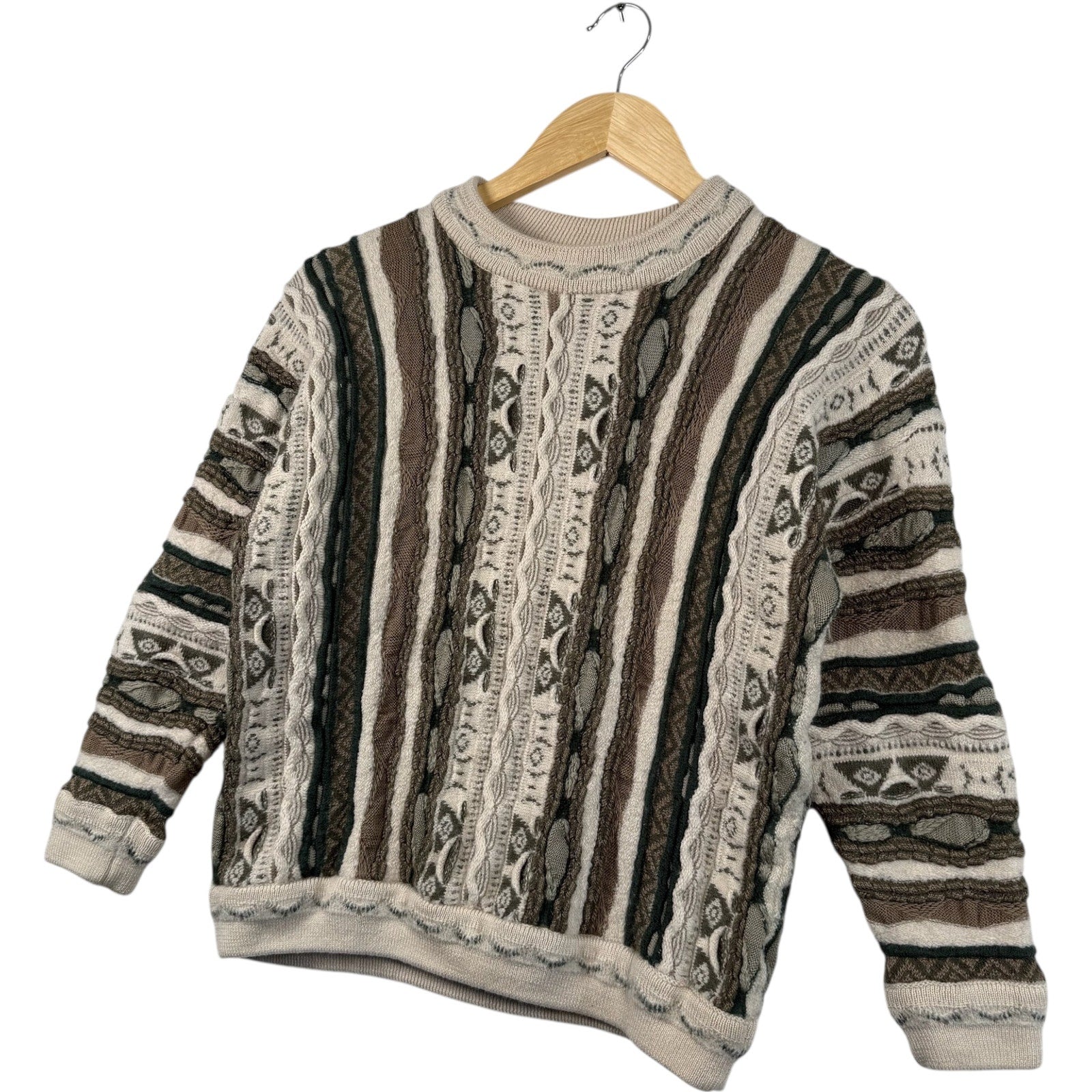 Vintage Coogi 3D Knit Textured Sweater