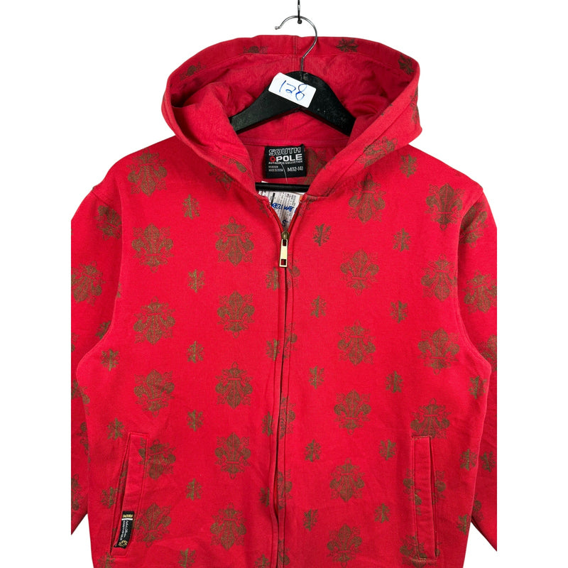 Vintage Women's South Pole Full AOP Jacket Hoodie