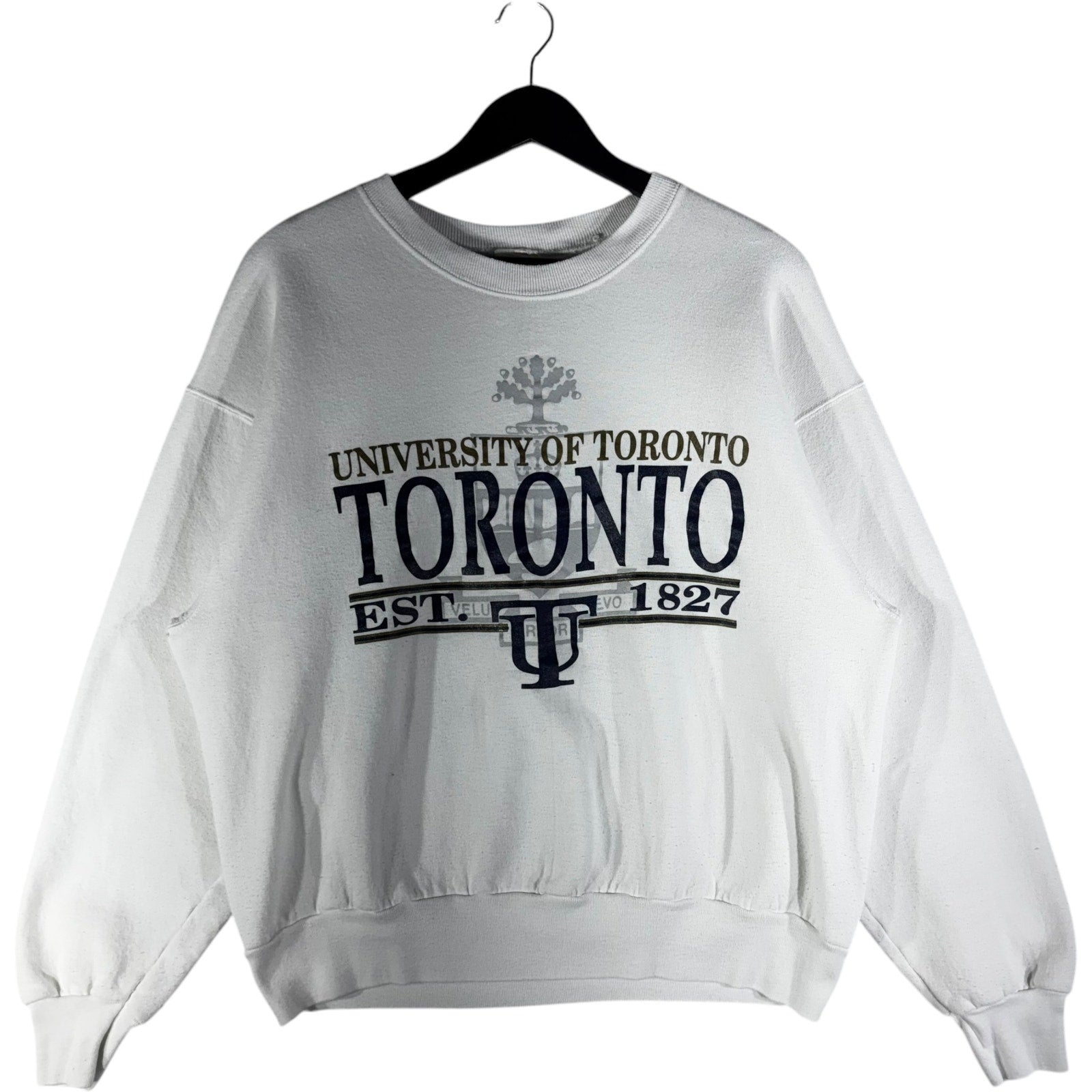Vintage University Of Toronto Spellout Crewneck