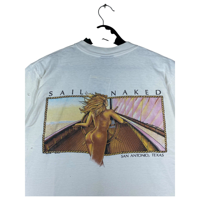 Vintage Sail Naked San Antonio Texas T-Shirt