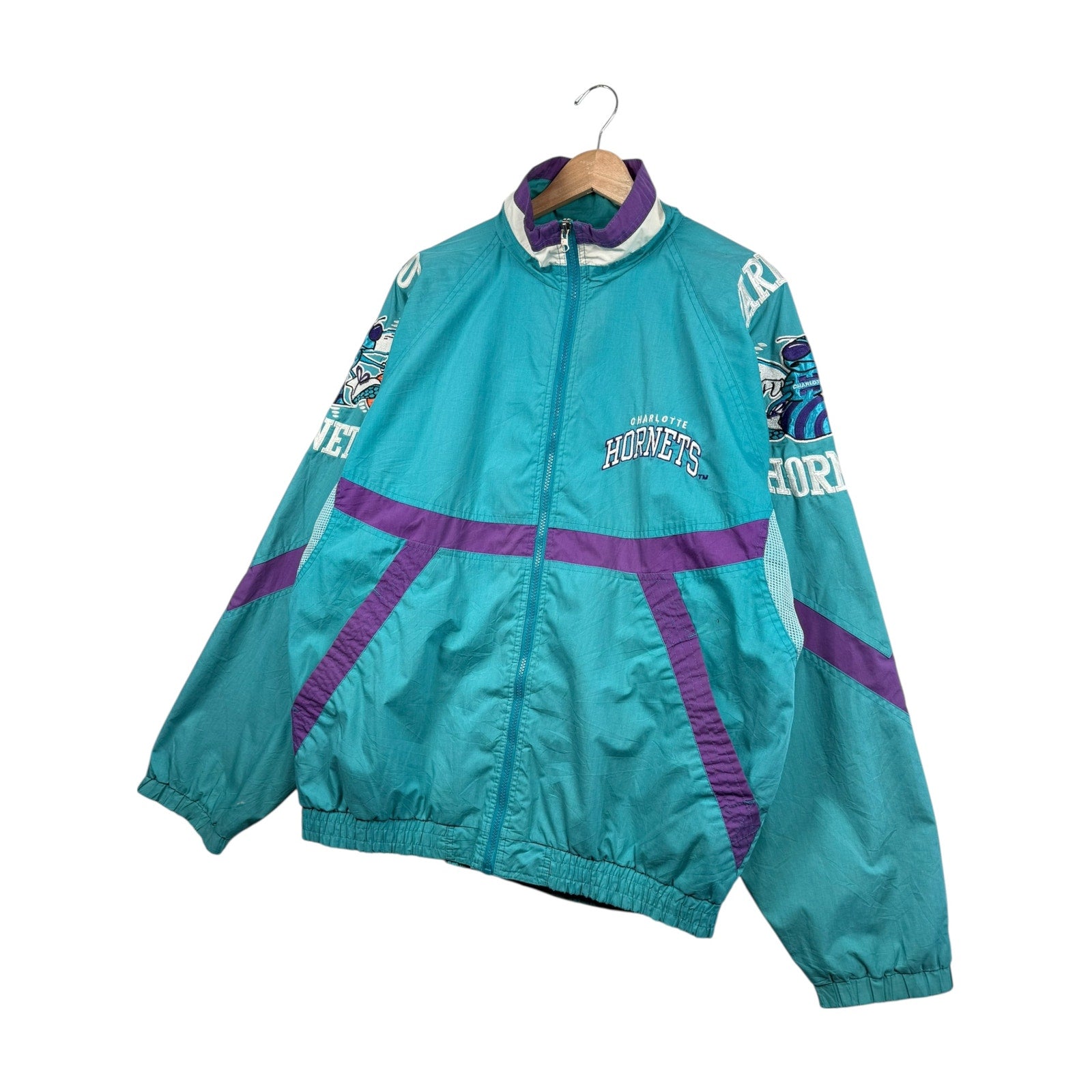 Vintage Starter Charlotte Hornets NBA Bomber Jacket