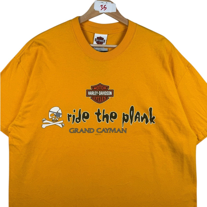 Vintage Harley Davidson Grand Cayman Pirate T-Shirt