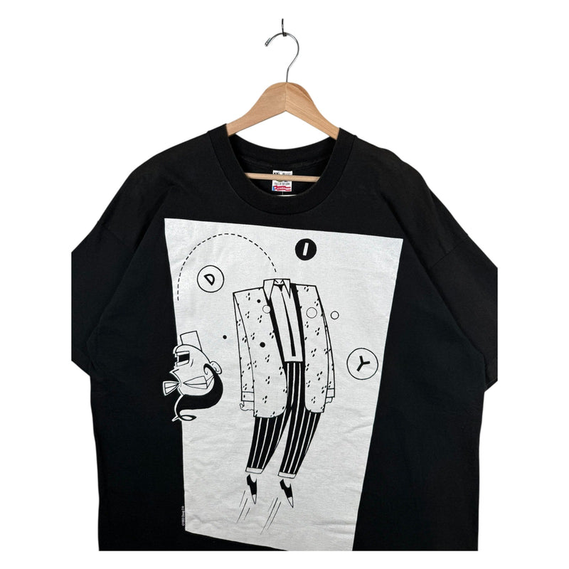 Vintage Tuxedo Abstract T-Shirt