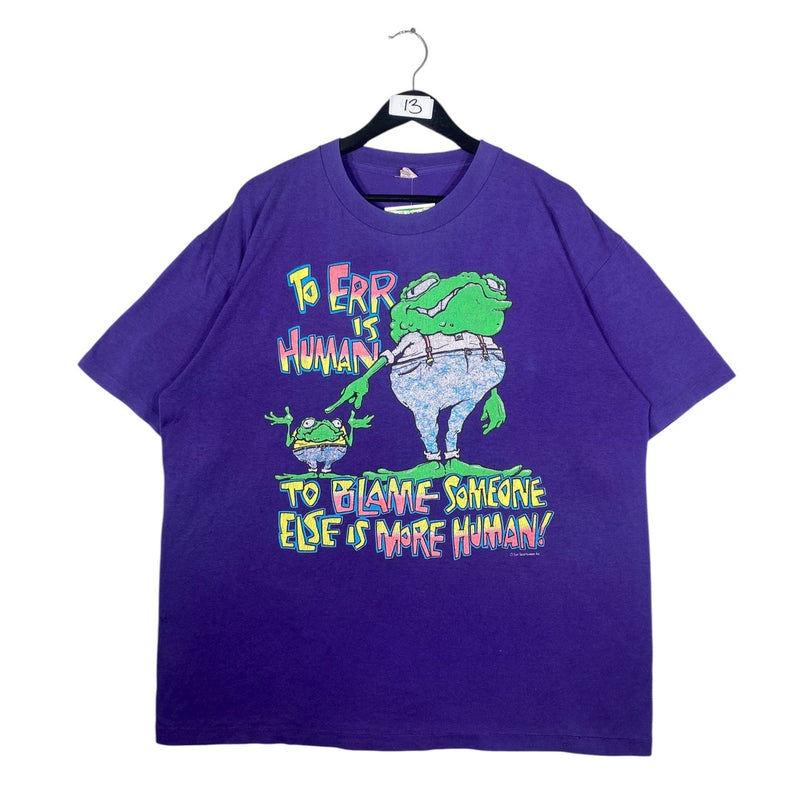 Vintage Frog Humor Graphic T-Shirt