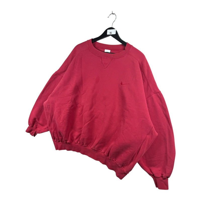 Vintage Nike Plain Embroidered Swoosh Crewneck