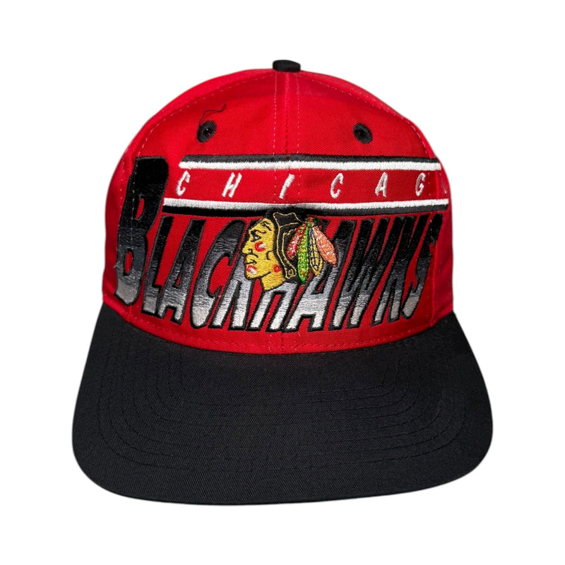 Vintage Chicago BlackHawks NHL Snapback Hat OSFA