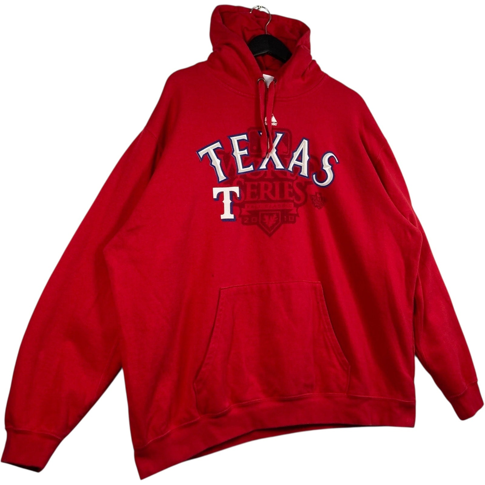 Vintage Majestic Texas Tech World Series Hoodie