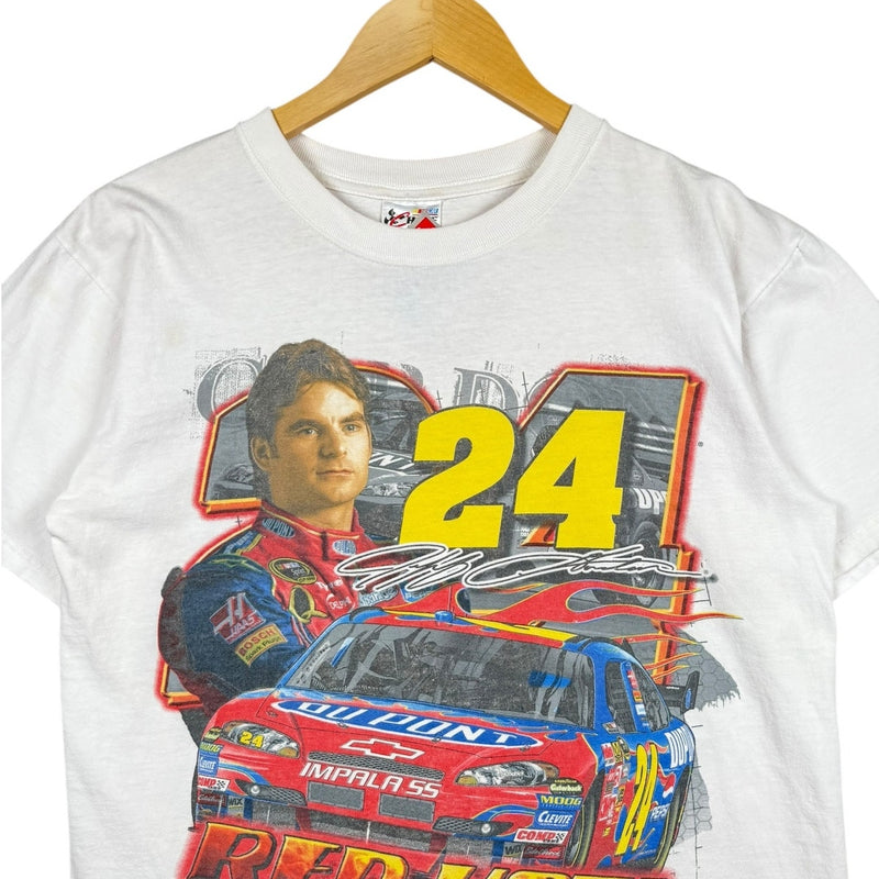 Vintage NASCAR Jeff Gordon #24 Red Hot Racing T-Shirt