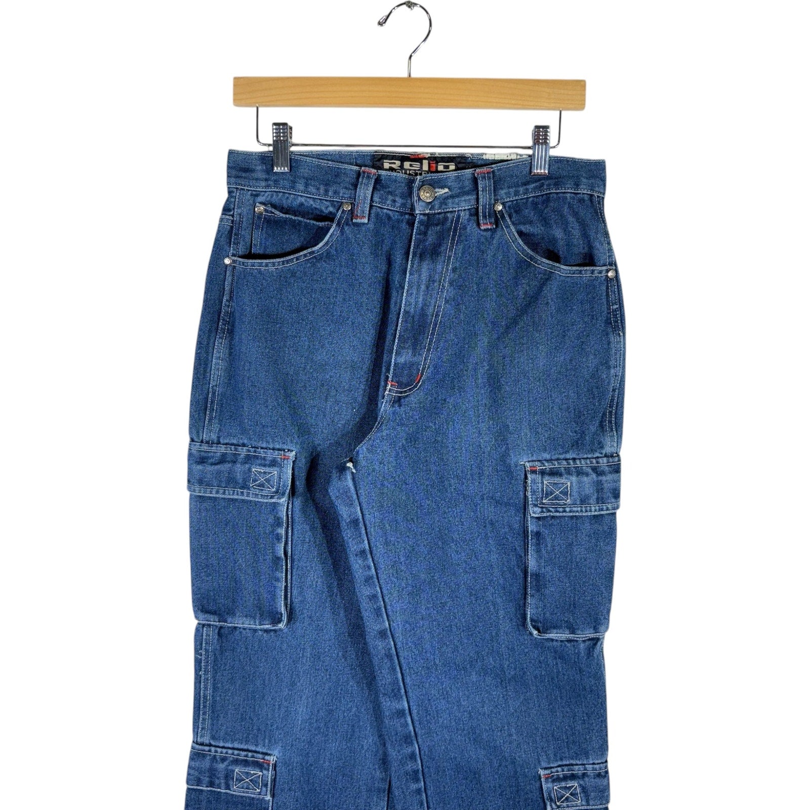 Vintage Reliq Industries Denim Cargo Pants