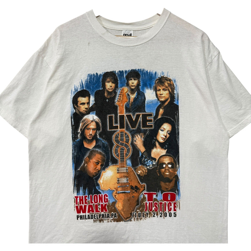 Vintage The Long Walk To Justice Artists' Benefit Concert Tee