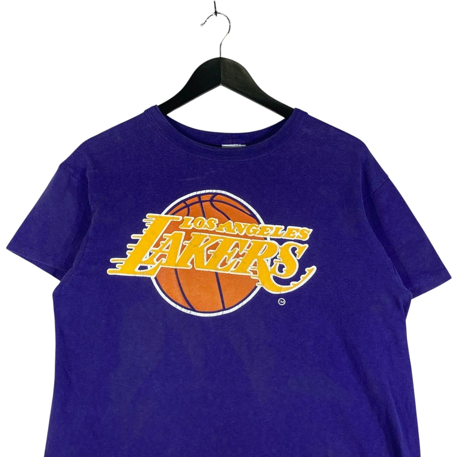 Vintage Starter Los Angeles Lakers Chest Logo NBA T-Shirt